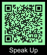 Speak up internal QR code
