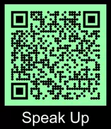 Speak up external QR code